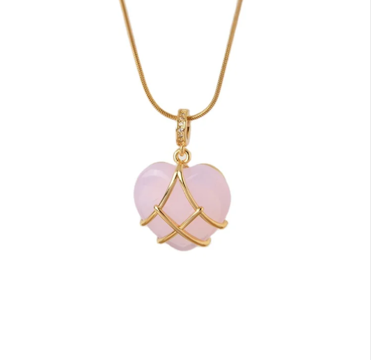 Crystal peace heart